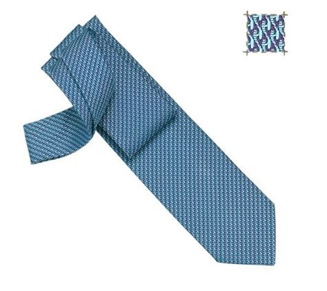 hermes h heavy silk tie